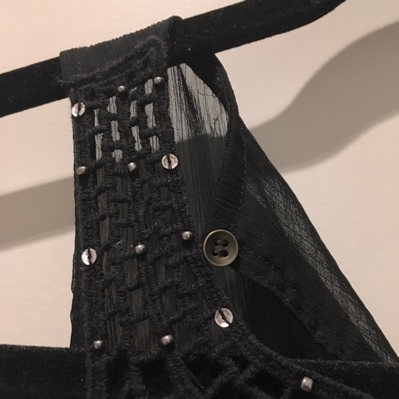 Dex Black Beaded Detail Blouson Dress - Picture 8 of 12